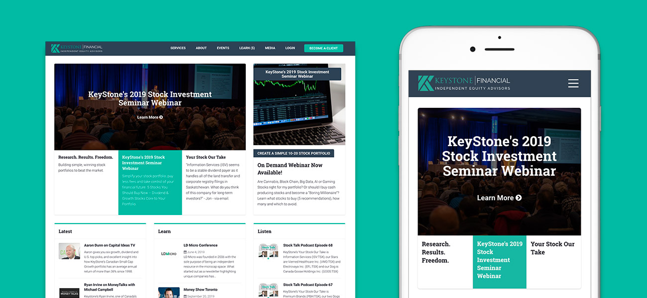 Custom WordPress eCommerce design by by Hammerhead, Vancouver's Strategic Web Design Company
