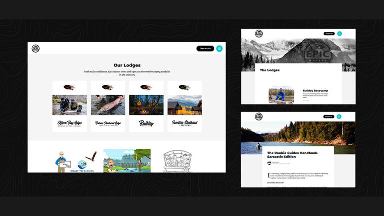 Epic Waters Angling WordPress Content Marketing Website