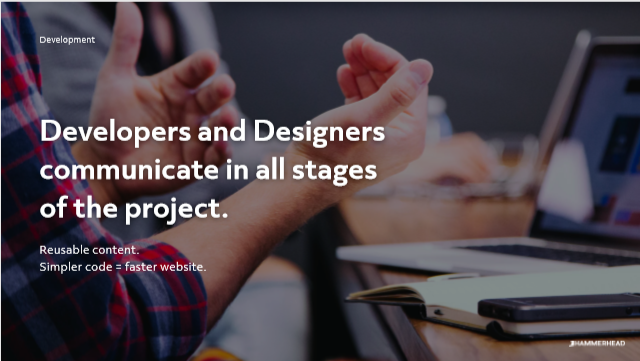 We use an agile project management methodology to deliver better websites