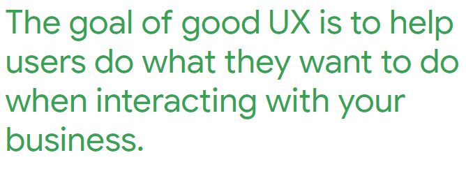 Outdated websites provide poor User Experiences. 