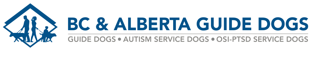 BC & Alberta Guide Dogs provide professionally trained Guide Dogs, Autism Service Dogs, and OSI-PTSD Service Dogs for citizens of British Columbia and Alberta at no cost to the recipient.
